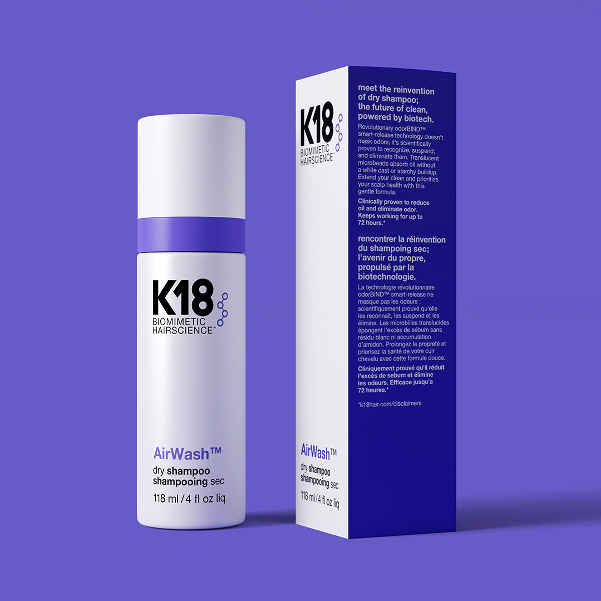 AirWash™ Dry Shampoo.